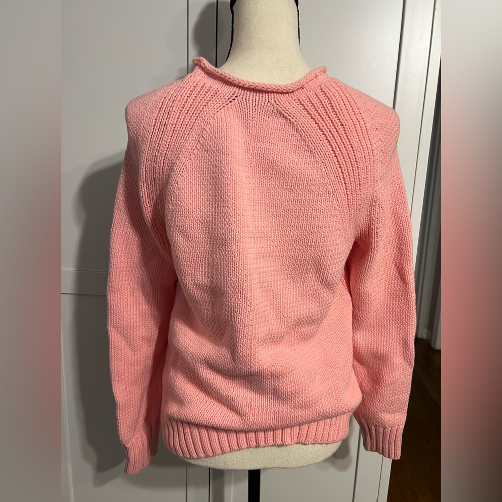 J. Crew Soft Pink Knit Crew Neck Sweater